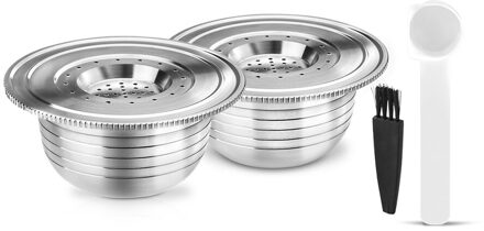 Icafilas Rvs Reusalbe Koffie Cpaule Pakking & Filter Espresso Voor Bialetti Opera Macchina Coffeeware Capsulas pruim