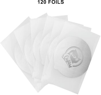 Icafilas Stianless Staal Herbruikbare Vertuoline Capsule Voor Nespresso Vertuo Koffie Filter Espresso Voor Vertuo Plus & Dl Evn 155 100 Foils