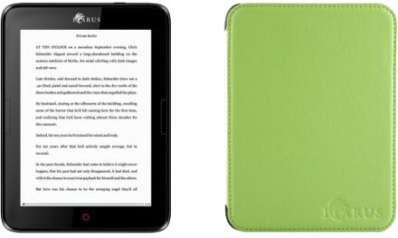 Icarus Illumina 6" e-reader E654BK bundel eReader