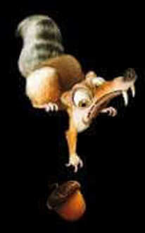 Ice Age Scrat Pocket Women's Cropped Hoodie - Black - XS - Zwart