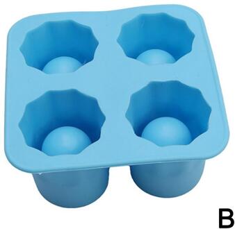 Ice Cube Tray Mold Maakt Shot Bril Ice Mold Zomer Mold Ice Tool Shot Glas Ijs Drinken Gereedschap keuken Lade F0P8 groen