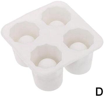 Ice Cube Tray Mold Maakt Shot Bril Ice Mold Zomer Mold Ice Tool Shot Glas Ijs Drinken Gereedschap keuken Lade F0P8 roze