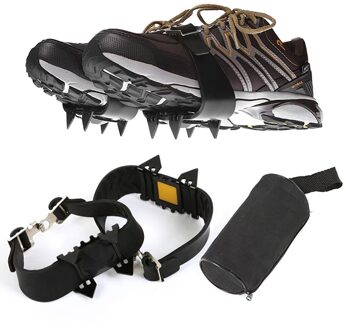Ice Gripper Spikes Grips Cleats Schoenen Klauwen Wandelen Skid Ice Jas Klimmen Schoenen Spalk 4 Klinknagels Klimmen Sneeuw Ice Claw @ 40