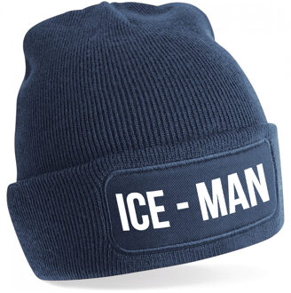 Ice-man muts - unisex - one size - navy - apres-ski muts One size