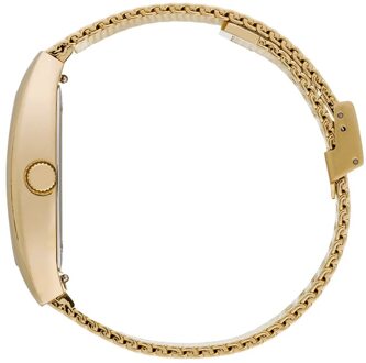 Ice-Watch Ice Watch Ice Boliday - Dome - Metalen Mesh - Witte Gd Dames Gouden Horloge 024487