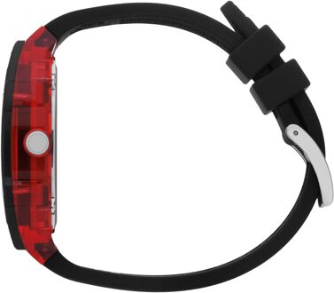 Ice-Watch Ice Watch Ice Boliday - Zwart Rood Unisex Zwarte Horloge 023316