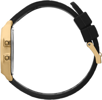 Ice-Watch Ice Watch Ice Digit Retro - Black Gold Dames Horloge Zwart 022064