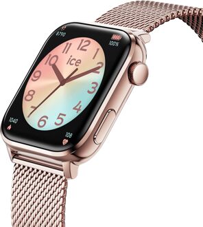 Ice-Watch Ice Watch Ice Smart 2.0 - Rose Gold - Milanese Unisex Horloge Rosékleurig 024562 Roségoud