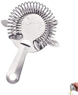 Ice Zeef Filter Bar Zeven Cocktail Zeef Gepolijst Roestvrij Staal Wijn Barman Tool Strainer 2