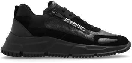 Iceberg Gregor sneakers Iceberg , Black , Heren - 44 Eu,45 EU