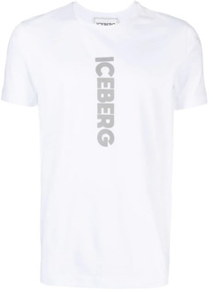 Iceberg Klassiek T-Shirt voor Mannen Iceberg , White , Heren - 2Xl,Xl,L,M,3Xl
