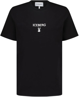 Iceberg Looney Tunes Print T-Shirt Iceberg , Black , Heren - 2Xl,Xl,L,M,S