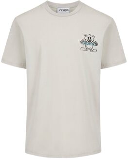Iceberg T-shirts Grijs - XXL