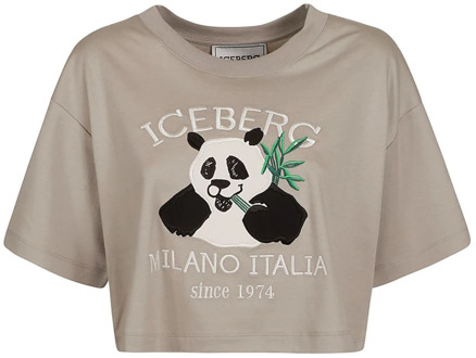Iceberg T-Shirts Iceberg , Beige , Dames - M,S,Xs