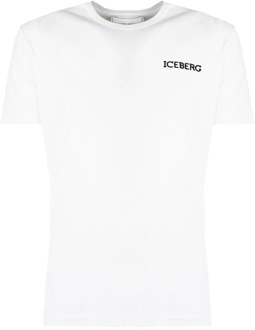 Iceberg T-Shirts Iceberg , White , Heren - 2Xl,Xl,L,M