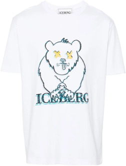 Iceberg T-Shirts Iceberg , White , Heren - L,S