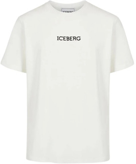 Iceberg T-Shirts Iceberg , White , Heren - Xl,L,M,S