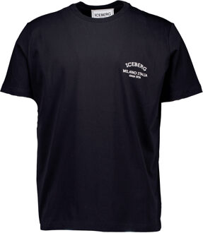 Iceberg T-shirts Zwart - M