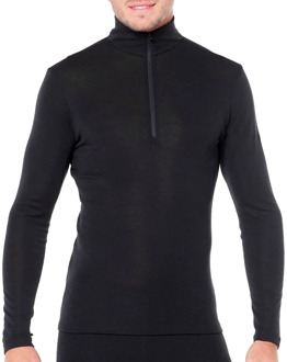 Icebreaker 175 Everyday LS Half Zip Heren Thermoshirt - Black - L