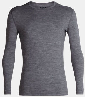 Icebreaker 200 Oasis Longsleeve Crew Top Heren, gritstone heather Maat L