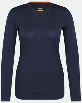 Icebreaker 200 Oasis LS Crewe Shirt Dames Blauw