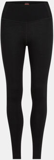 Icebreaker 260 Tech High Rise Leggings Thermobroek Dames Zwart