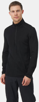 Icebreaker 260 Tech LS Half Zip - heren shirts lange mouw - zwart