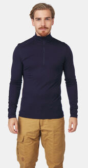 Icebreaker 260 Tech LS Half Zip Thermoshirt Blauw