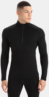 Icebreaker 260 Tech LS Half Zip Thermoshirt Zwart - M