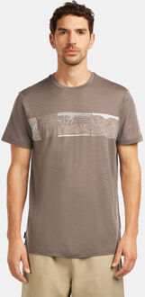 Icebreaker Merino 150 Tech Lite Elev Line Tee Rood - XXL