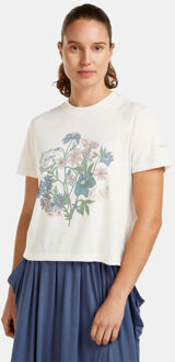 Icebreaker Merino 150 Tech Lite Flora Crop Tee Wit - S