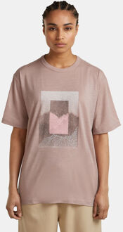 Icebreaker Merino 150 Tech Lite Mountain Shift Tee Roze - XS