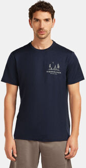 Icebreaker Merino 150 Tech Lite Peaceful Pass Tee Blauw - S