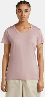Icebreaker Merino 150 Tech Lite Scoop T-shirt Dames Roze