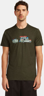 Icebreaker Merino 150 Tech Lite Transportage Tee Groen - S