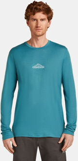 Icebreaker Merino 150 TechLite Tee Road To Cook Top Blauw - XL