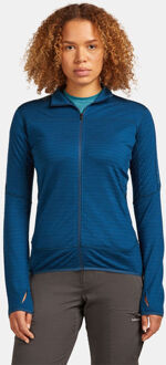 Icebreaker Merino 300 Realfleec Descender Fleecevest Dames Blauw - L