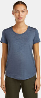 Icebreaker Sphere III Scoop T-Shirt Dames Blauw - L