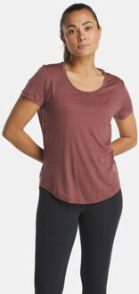 Icebreaker Sphere III Scoop T-Shirt Dames Oranje - M