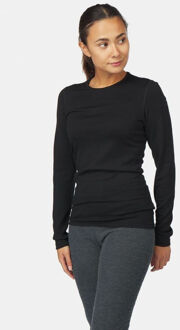 Icebreaker Tech Crewe - Longsleeve - black - dames - maat xs