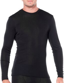 Icebreaker thermoshirt merinowol zwart - 2XL