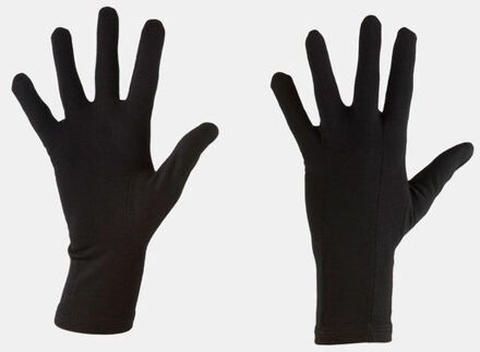 Icebreaker unisex sporthandschoenen Oasis merinowol Zwart - L