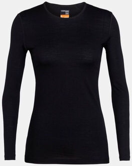 Icebreaker Wmns 200 Oasis LS Crewe Black - XS