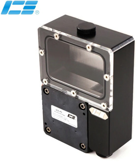 Iceman Cooler Reservoir Combo Pump Kit For Ncase Cabinet Case M1 V4 V5 V6 Water Tank ,Black Water Tank ,127x90x40MM ICE-NC-P5