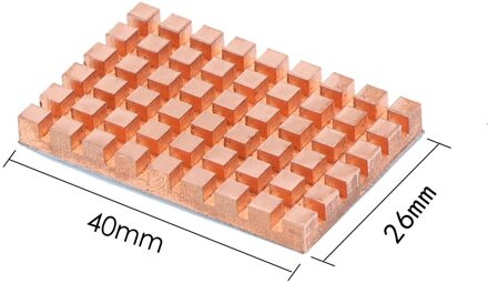 Icepc Msata Zuiver Koper Heatsink Pcie Koeler Met Hoge Prestaties Thermische Geleidbaarheid Lijm Voor Koeling Mini 4.0mm