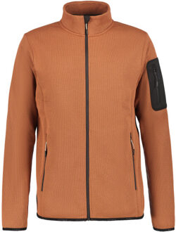 Icepeak bredstedt fleece sweater met rits heren - Oranje - XXL
