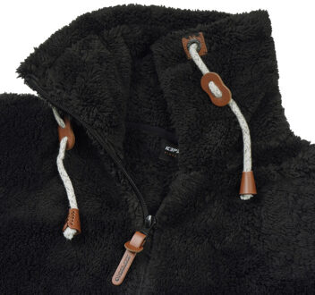 Icepeak colony fleece sweater met rits dames - - maat M Zwart