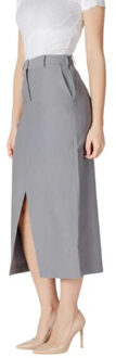ICHI Women skirt - maat 34 Grijs