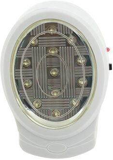 Icoco 1Pc 2W 13 Led Oplaadbare Thuis Noodverlichting Automatische Stroomuitval Uitval Lamp Nachtlampje 110-240V Us Plug