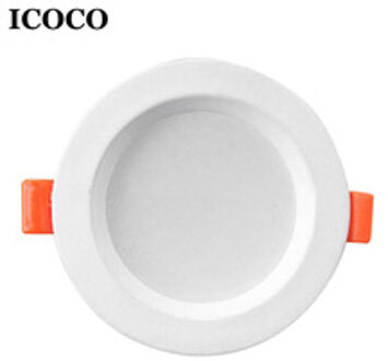 Icoco 3W/5W Super Heldere Led Plafondlamp Inbouw Home Verlichting Lamp Anti-Glare Living room Decor Lamp Anti-Fog Lamp 3 kleur Dimming / 5w